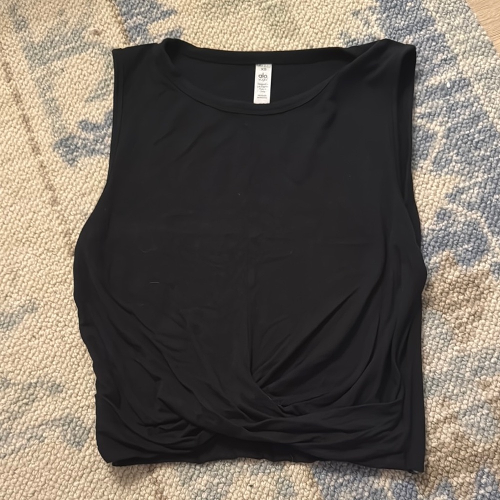 Alo black tank top